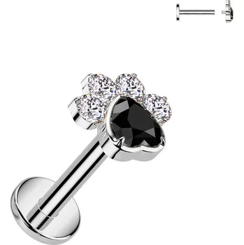 Piercing Šperky4U Piercing do brady - labreta TITAN - TIT1424-1208