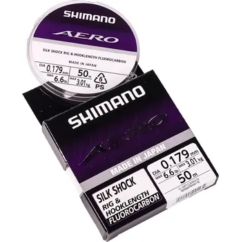 Shimano Line Aero Slick Shock Fluo ld 50m 0.160mm 2,46kg Grey