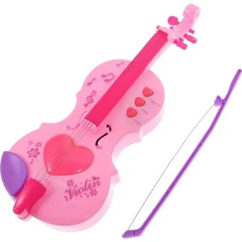 Hudební nástroj pro děti NUOBESTY Simulační housle, Dětské housle, Mini housle, Vzhledový nástroj, Vzdělávací hračka pro