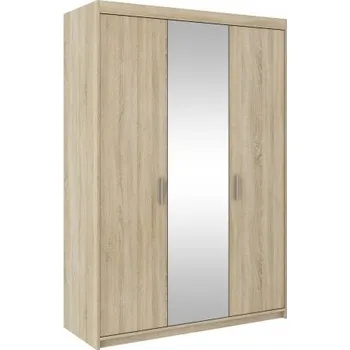 FALCO Skříň se zrcadlem Muela třídveřová dub sonoma