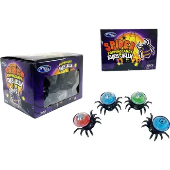 Žvýkačka DISKONT Pavouk s želé okem a praskajícím práškem 17g