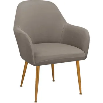 TEXTILOMANIE Napínací potah na židli s područkami Avero, šedohnědý