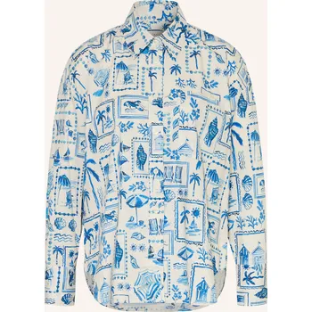 Dámská halenka Lilienfels Dámská Košile, bílá / tmavě modrá / modrá, 34