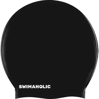 Plavecká čepice Plavecká čepice na dlouhé vlasy Swimaholic Extra Big Cap Černá