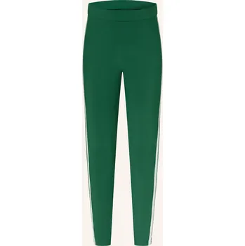 Dámské legíny Marc Cain Dámské Legíny S Galonovými Pruhy, 556 dark jade...