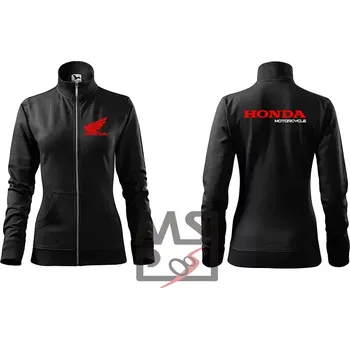 Dámská mikina Dámská mikina s motivem Honda zipová 10 černá M