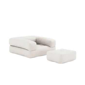 Křeslo KARUP DESIGN Rozkládací křeslo CUBE 3v1 bílé 815701090190