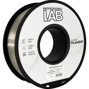3D tisk Professional Lab FG-P96-E1, 3D filament, PLA Silk, Transparent, 1kg, 1,75mm