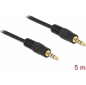 Audio kabel DeLOCK audio kabel jack 3,5mm 4pin > 3,5mm konektor 4pin
