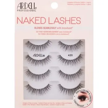 Umělé řasy Ardell Naked Lashes 420 ( 4 ks ) - Umělé řasy - Black