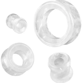 Šperk Šperky4U Tunel do ucha křišťál - TN01147-22