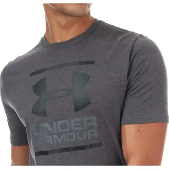 pánské tričko UNDER ARMOUR - GREY/BLACK - XL (Under Armour Foundation SS T-shirt)
