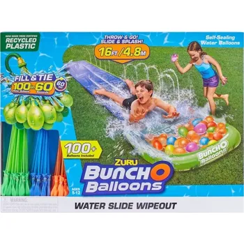 Hra na zahradu Bunch O Balloons skluzavka 1-dráhová s balóny