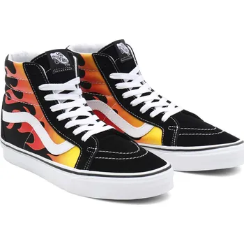 Pánské tenisky tenisky unisex VANS UA SK8-Hi Reissue, (flame) black/black/true white - 36,5
