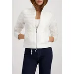 Prošívaná bunda Monari 410874 s neoprenem bílá Velikost: 36