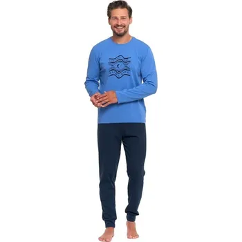 Pánské pyžamo Pánské pyžamo Moraj PDM5400 Velikost: L, Vzor: 005