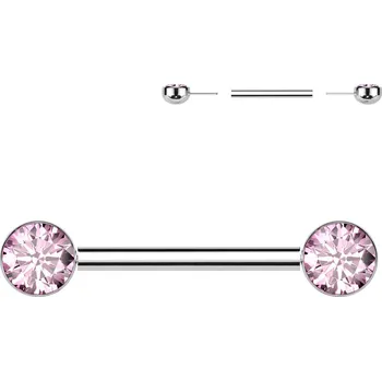 Piercing Šperky4U Piercing do bradavky TITAN - PUSH IN - TIT1406-P