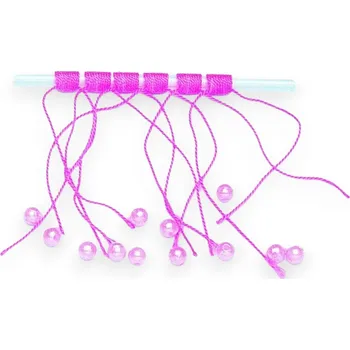 Rybářské oblečení Behr Zarážka bavlnka růžová Mittel střední 6ks