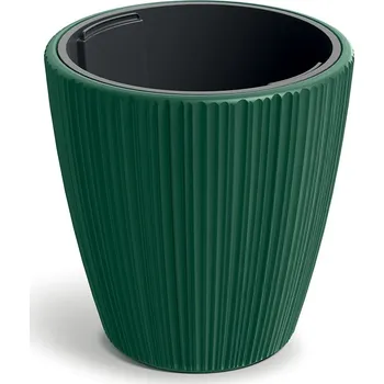 Květináč Plastový květináč OROS tmavě zelený matný, varianta 39 cm