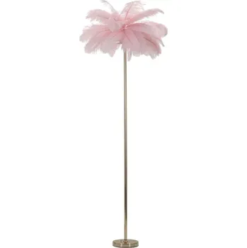 Stojací lampa Stojací lampa Palm 160 cm růžová/zlatá