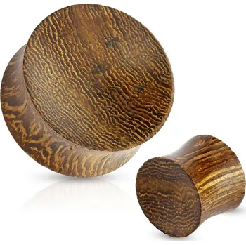 Šperk Šperky4U Plug do ucha Snake wood - PL01150-22