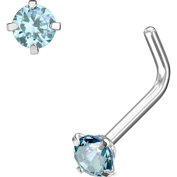 Piercing Šperky4U Zahnutý piercing do nosu - N0066-Q