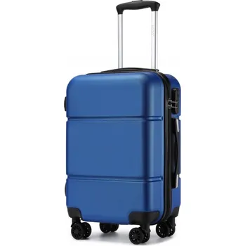 Módní doplněk Kabinový ABS kufr KONO s TSA zámkem - 33L - navy KSK2485