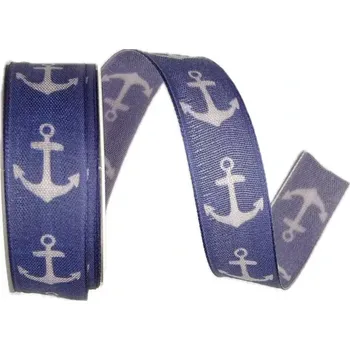 Stuha Stuha taftová ADRIA 25mm x 2,5 m (10,- KČ/m) (Stuha taftová, jednostranný potisk, v vetkaným vlascem v obou okrajích)