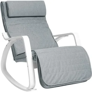 Křeslo SONGMICS LYY11WG šedé