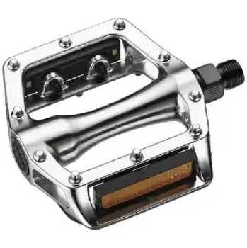 Pedál na kolo Marwi SP-102 platformové pedály 1/2" závit stříbrné