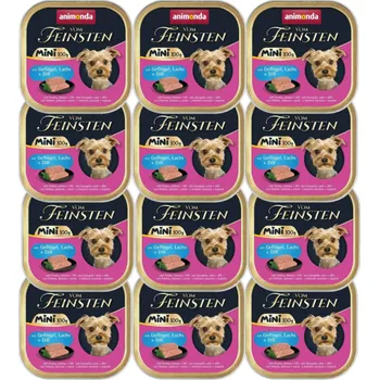 Krmivo pro psa ANIMONDA Vom Feinsten mini adult drůbež/losos/kopr 12x100g