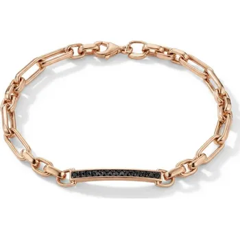 Náramek ŠPERKY-NM, Dámský náramek s černými zirkony 1935 Délka náramku: 19 cm