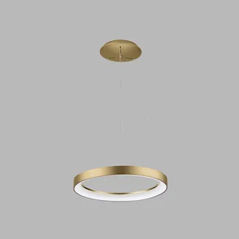 LED2 Závěsná kružnice Bella Slim Barva: Zlatá, Stmívání: Nestmívatelné, Průměr: 480 mm 3271877