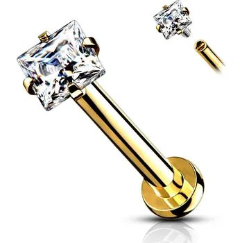 Piercing Šperky4U Piercing do brady labreta / cartilge - LB1093GD-1208