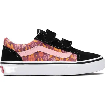 Oblečení a móda tenisky dětské VANS Old Skool V PRESSED FLORAL MAUVEWOOD - 30