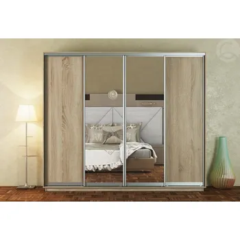 Ložnice Skříň posuvné dveře MAGNA 280×220 dub sonoma, dub artisan