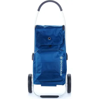 Nákupní taška Velká nákupní taška na kolečkách 50l Madisson A32034 tmavě modrá