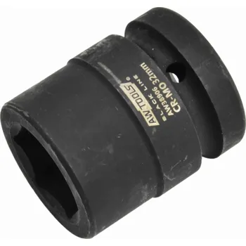 Elektrická zásuvka AWTools HEXAGON RÁZOVÁ ZÁSUVKA 1 KRÁTKÁ 33mm ČERNÁ ŘADA