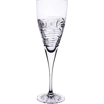 Sklenice BOHEMIA CRYSTAL Broušené sklenice Fiona na červené víno. 6 ks. Brus kometa, 310 ml