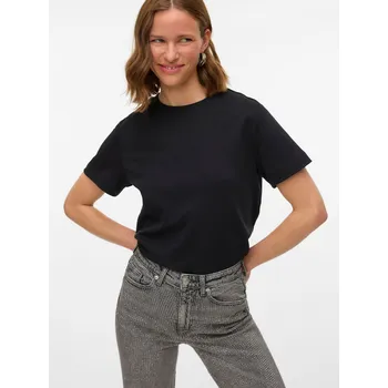 Dámské tričko Vero Moda Aware basic triko Naima černé Velikost: L