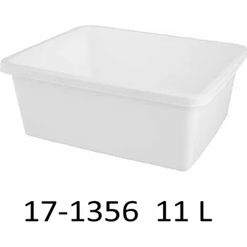 Lavor Mísa obdélná LAVOR 11 L se zesíleným okrajem - bílá - LENMAN 17-1356