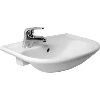 umyvadlo Olymp polozápustné 1761.2 s otvorem, 55 cm bílé