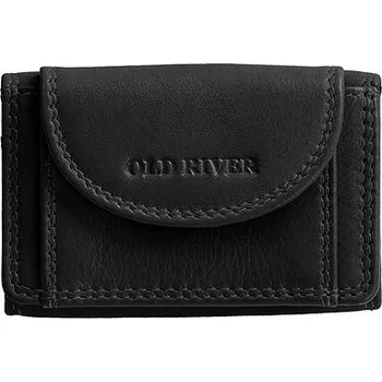 Peněženka Old river Malá kožená peněženka, černá