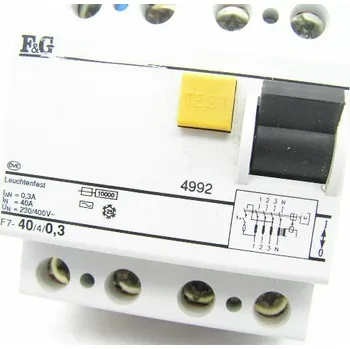 Jistič F&G Proudový chránič EATON (F&G) F7-40/4/003 40A 30mA AC