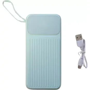 Powerbanka se dvěma kabely Y320 20000 mAh - zelená