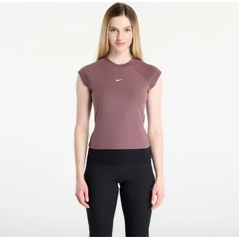 Dámské tričko Top Nike Sportswear Chill Knit Women's Tight Short-Sleeve Ribbed Top Tattoo/ Sail L