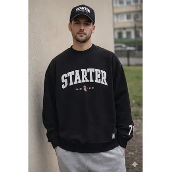 Pánská mikina pánská mikina STARTER - BLACK - L (Starter Sweatshirt)