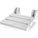 4FIZJO Skládací sprchové sedátko nástěnné 35 x 25 cm bílé