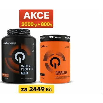 Protein QNT Akce Iso Whey Metapure - QNT, 2000 g + Kreatin Monohydrate Pure - QNT, 800 g za 2449 Kč