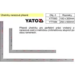 Úhelník nerezový přesný 250 x 500mm